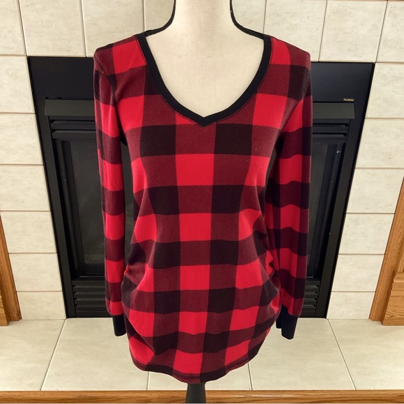 Old Navy Tops - Old Navy Buffalo Plaid Maternity Top, Women’s Sz M